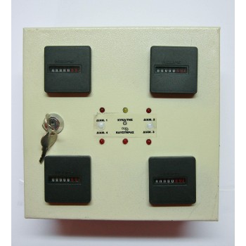 Viomtron Autonomy Panel 4 Compartment with Relay and Hour Counters Smart devices / Automation Onetrade
